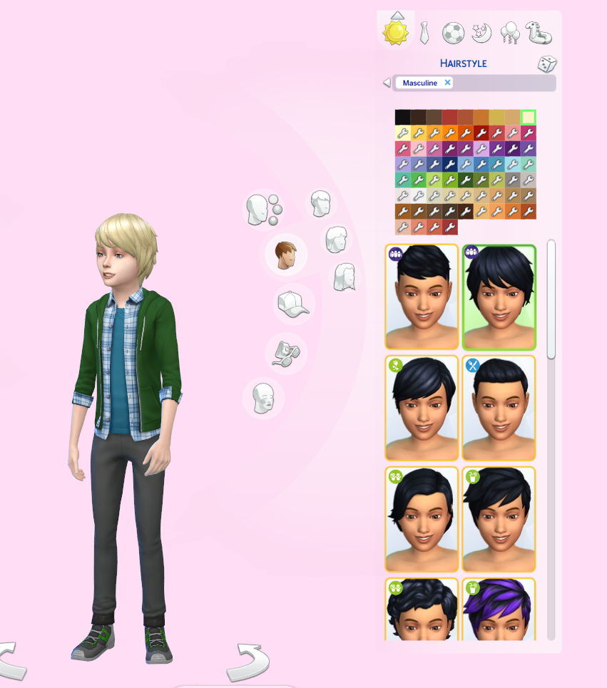 How to change hair color in sims 3