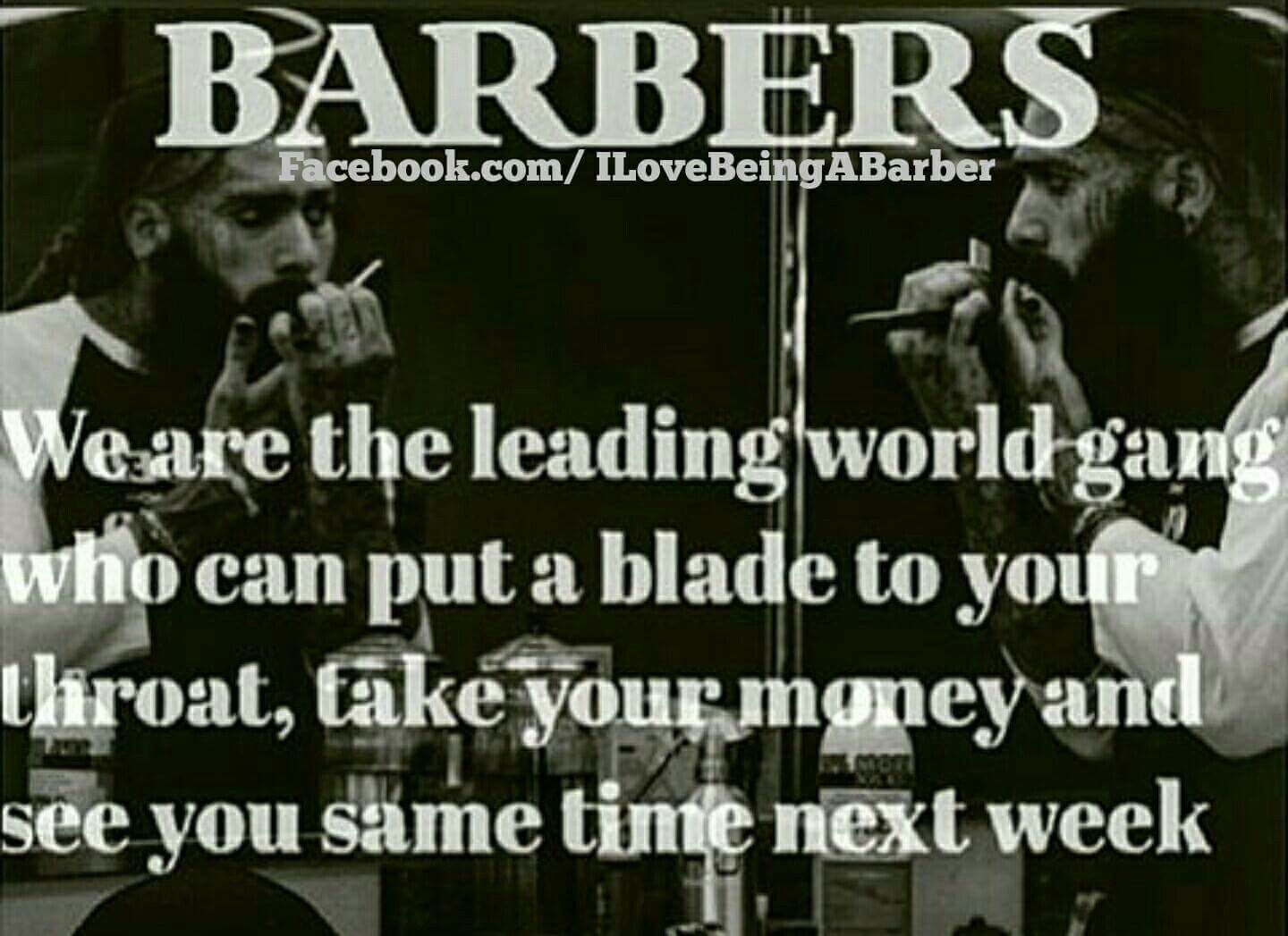 What to say to a barber