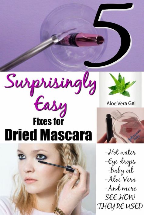 What can you add to dry mascara